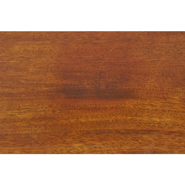 Brown Antique Georgian Chippendale Pie Crust Mahogany Ball and Claw Tilt Top Table For Sale - Image 8 of 12