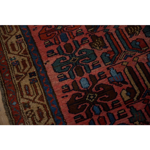 Magenta Vintage Kurdish Hamadan Rug - 3'8" x 6'4" For Sale - Image 8 of 11