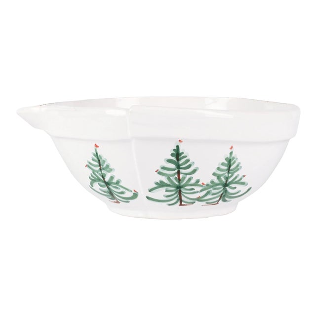 VIETRI Lastra Holiday Medium Mixing Bowl For Sale