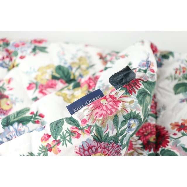 Vintage Ralph Lauren Elaine Floral Comforter Full / Queen For Sale In Kansas City - Image 6 of 6