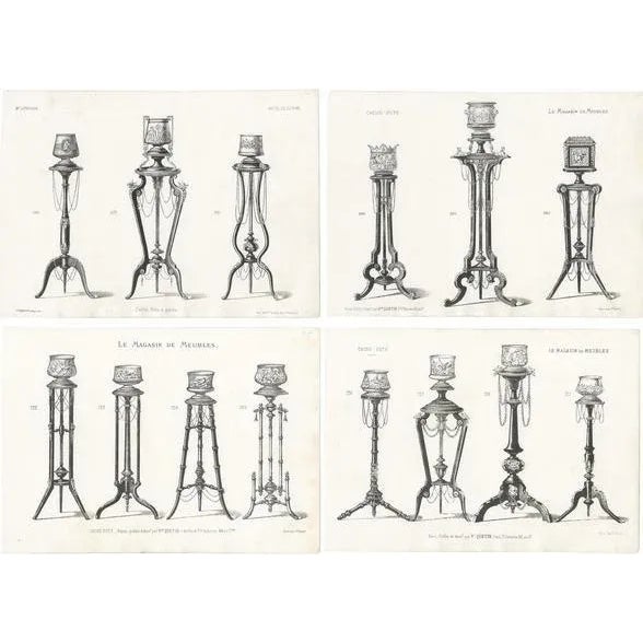 Quetin, Various Planters, 1860, Paper, Set of 4 For Sale - Image 6 of 6