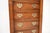 Brown Yew Wood Wellington Chest of Drawers, 1950 For Sale - Image 8 of 11
