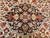 Vintage Persian Isfahan Rug, Hand-Knotted Wool, Floral Pattern, Ivory & Navy, 3x4 For Sale - Image 12 of 15