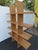 Wood Vintage Open Bookcase Display Shelving Etagere 6457 For Sale - Image 4 of 14