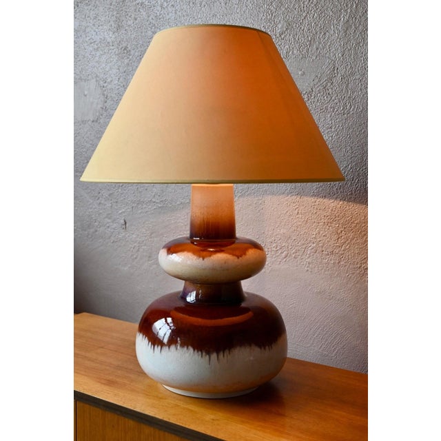 Brutalist Fat Lava Ceramic Totem Lamp, 1970s For Sale - Image 6 of 15