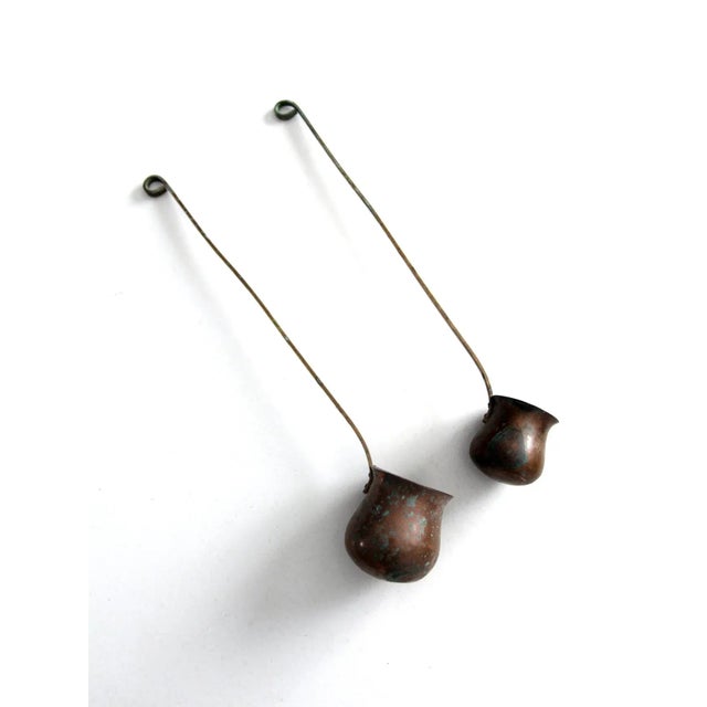 Copper Antique Copper Liquor Ladles Pair For Sale - Image 8 of 13