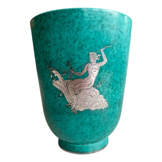 Ceramic Argenta Vase Wilhelm Kåge for Gustavsberg, 1950 For Sale