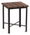 Vintage Industrial Stool in Pine Wood and Iron, Central Europe, 1950 For Sale