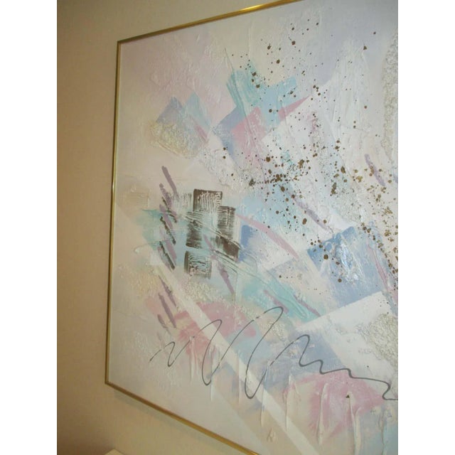 Mid 20th Century Vintage Lee Reynolds Large Abstract For Sale - Image 5 of 13