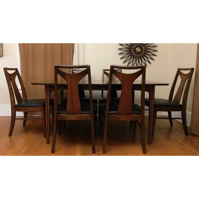 MidCentury Modern Kent Coffey Perspecta Dining Table & 8 Chairs Set