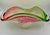 Mid-Century Murano Pastel Swirls Zanfirico Organic Form Bowl For Sale - Image 10 of 13