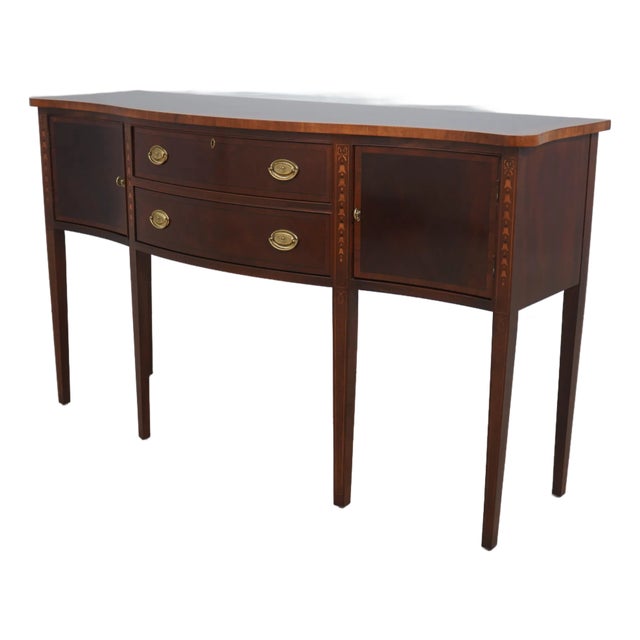 Ethan Allen Mahogany Hepplewhite Style Sideboard For Sale