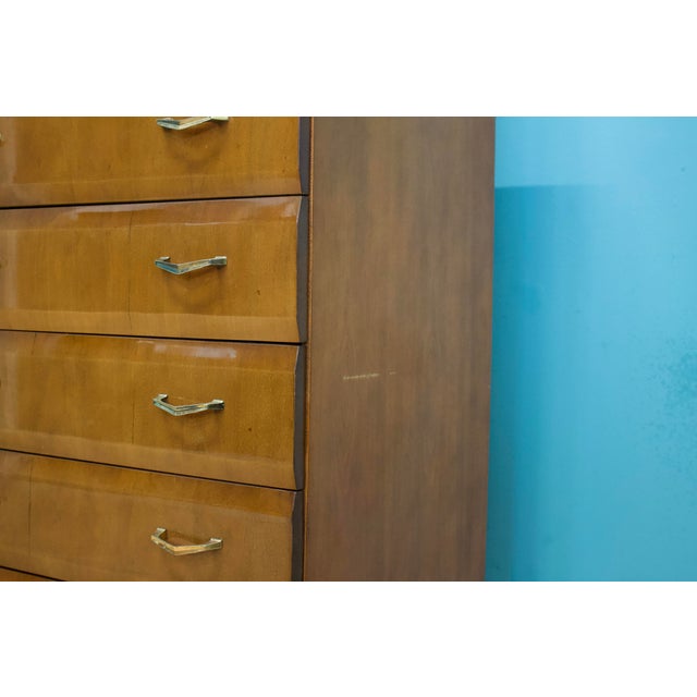 Mid-Century Modern Walnut Chest of Drawers from Meredew, 1960s For Sale - Image 9 of 10