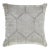 Modern Pearl Gray Geometric Throw Pillow For Sale