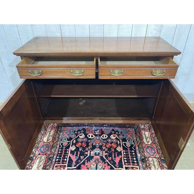 Late 19th Century English Walnut Sideboard For Sale - Image 12 of 18