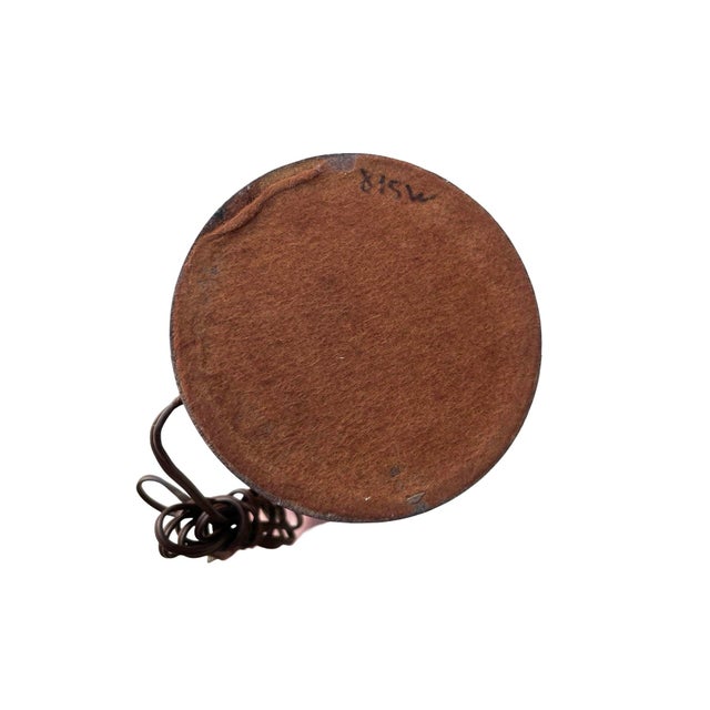 Mid Century Sculptural Danish Teak Table Lamp For Sale - Image 4 of 6