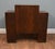 Wood Art Deco Figured Walnut Display Cabinet, 1930 For Sale - Image 7 of 8