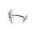 David Yurman Men’s David Yurman 925 Sterling Silver Sculpted Cable Cushion Cufflinks, A Pair For Sale - Image 4 of 8