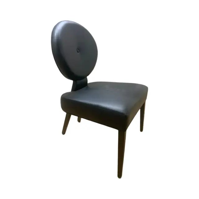 Modern Attributed to Brueton Button Side Chair For Sale - Image 3 of 4