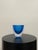 Leon Applebaum Blue Controlled Bubble Art Glass Vase For Sale - Image 9 of 9