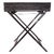 Coastal Artifacts Rattan Butler Tray/Table 25.5" with Glass Insert, Tudor Black For Sale - Image 3 of 5