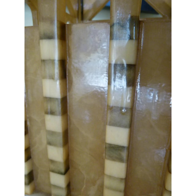 Alabaster Table Lamp from Cooperativa Artieri Alabastro, 1940s For Sale - Image 9 of 11