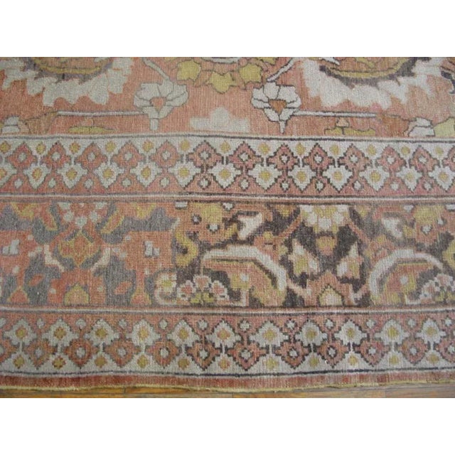 A Fabulously Warm and Inviting Antique Large Scale All Over Design Rustic Color Persian Khorassan Gallery Size Carpet 8 x...