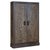 French Brown Cerused Oak Cabinet, 1940s For Sale