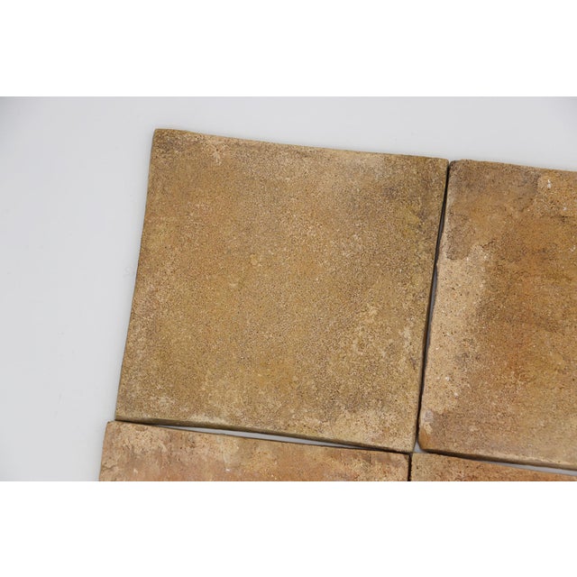 19th Century Set of Four Tiles Blue & White Floral, Portuguese For Sale - Image 11 of 14