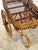 French Modernist Rattan Bar or Flower Cart with Bottle Holders For Sale - Image 4 of 18