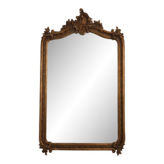 Ethan Allen Large Gold Frame French Style Mirror For Sale