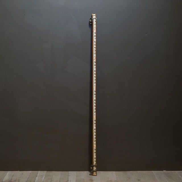 Early 20th C. Surveyor's Pole & Logging Measuring Stick c.1940 For Sale In San Francisco - Image 6 of 7