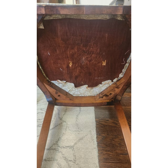 Set of 6 Vintage Cherry French Provincial Ladder Back Dining Chairs, 37” H For Sale - Image 18 of 18