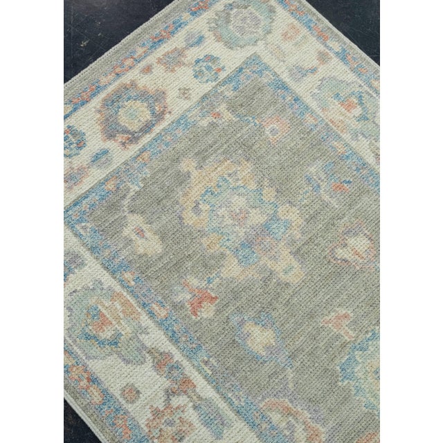 Early 21st Century Turkish Oushak Runner Rug 2'10" x 12' #17815 For Sale - Image 5 of 8