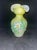 Antique Satin Glass Ruffled Vase Beaded Floral Signed Webb For Sale In Birmingham - Image 6 of 7