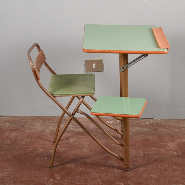 Vintage Folding School Desk For Sale - Image 4 of 18