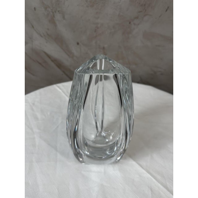 Glass Crystal Vase from Baccarat, 1930s For Sale - Image 7 of 12