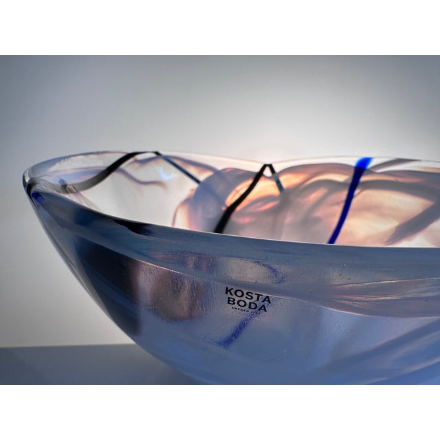 Early Edition Contrast Series Bowls in Mouth-Blown Art Glass by Anna Ehrner for Kosta Boda, Sweden, 2005, Set of 3 For Sale - Image 10 of 18