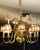 Traditional Early 20th Century Dutch Brass Cannonball 12 Arm Chandelier For Sale - Image 3 of 4