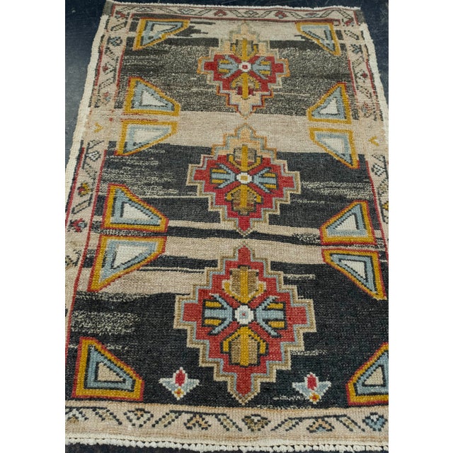 Turkish Mini Rug Oriental Hand Knotted Vintage Rug 2'3" x 3'5" #16401 Explore a curated collection of hallway runners,...