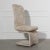 1990s 90s Milo Baughman for Carson's Textured Palm Cantilever Rolling Swivel Dining Chairs - Set of 6 For Sale - Image 5 of 12
