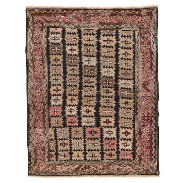 Textile Antique Caucasian Wool Rug For Sale - Image 7 of 7