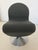 Set of 8 Verner Panton Dining Swivel Chairs. Fabric is a graphite gray. 5 chairs have some bubbling of the fabric.