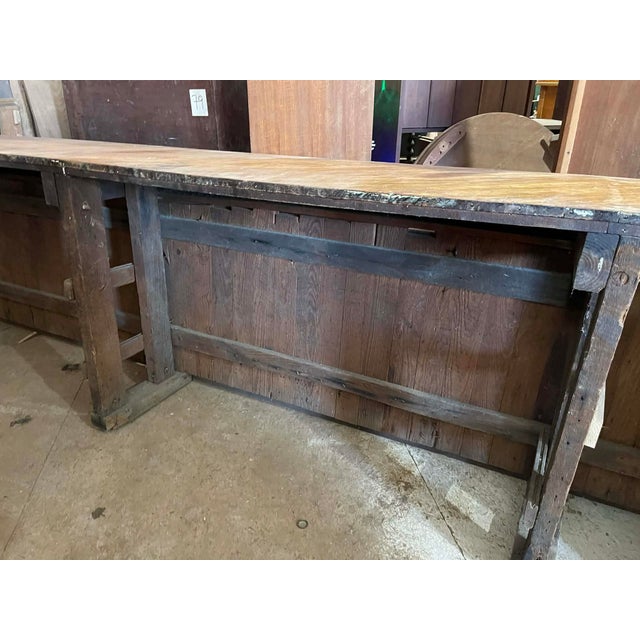 Mid 19th Century Antique Pine Eastern Shore Store Counter For Sale - Image 16 of 18