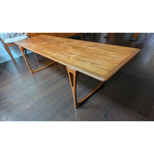 Amber 1960s Mid-Century Modern Teak Coffee Table by Svante Skogh for Seffle For Sale - Image 8 of 12