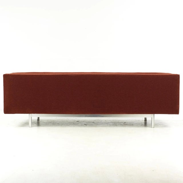 Mid 20th Century Jack Cartwright Mid Century Chrome and Mohair Sofa For Sale - Image 5 of 10