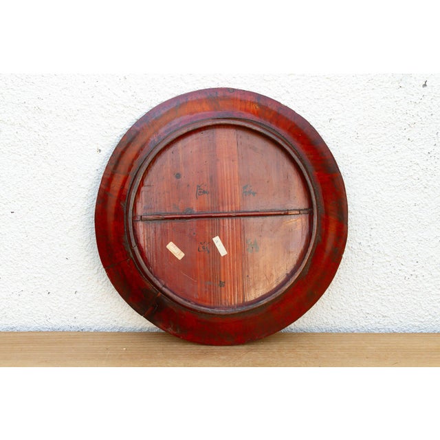 19th Century Antique Gilded Wood Offering Tray For Sale - Image 5 of 7