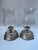 Traditional Vintage Silverplate and Glass Candle Hurricanes a Pair For Sale - Image 3 of 12