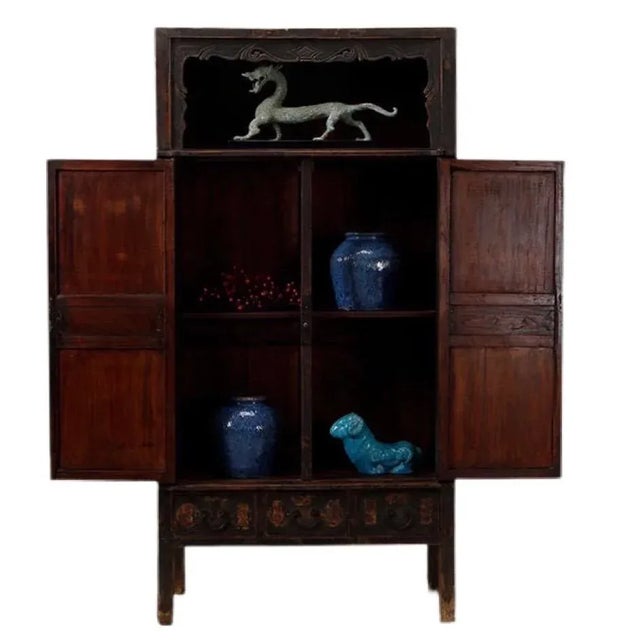Traditional 19th Century Chinese WanLi Storage Cabinet For Sale - Image 3 of 10