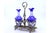 Cruet with Silver Structure Cut, Set of 3 For Sale - Image 4 of 6